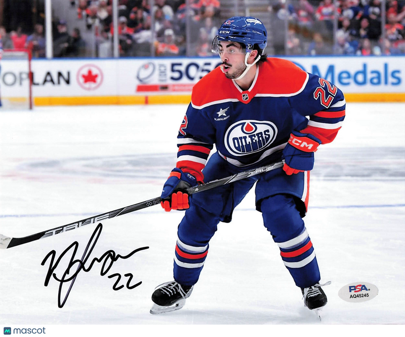Matthew Savoie Signed Hockey 8x10 Photo PSA Autographed