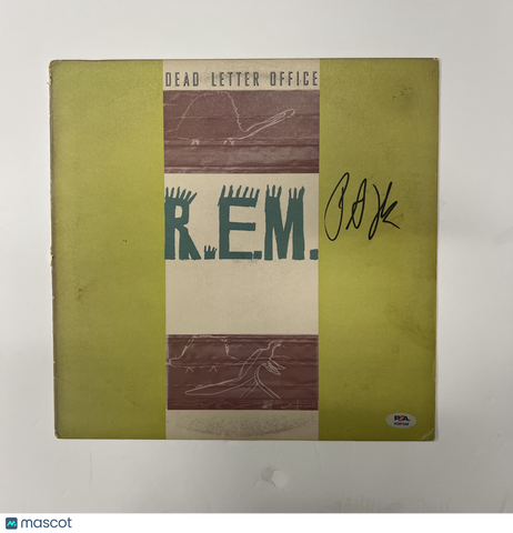 Peter Buck of R.E.M. Signed Dead Letter Office Vinyl Album PSA Autographed