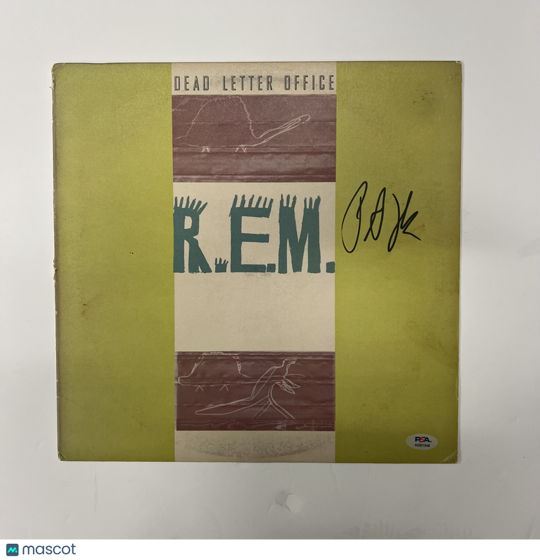 Peter Buck of R.E.M. Signed Dead Letter Office Vinyl Album PSA Autographed