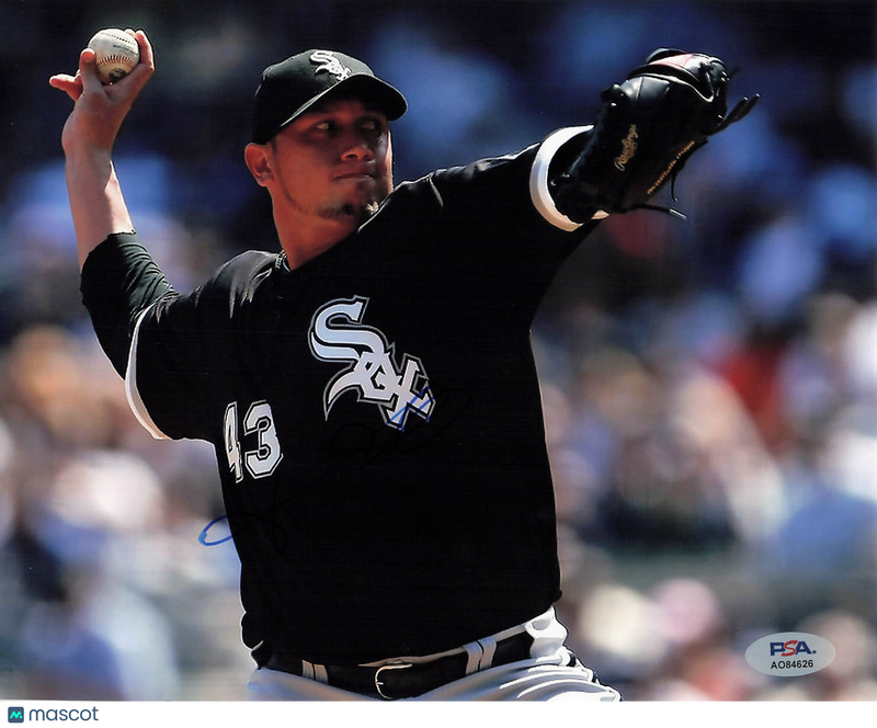 Freddy Garcia Chicago White Sox Signed 8x10 Photo PSA