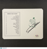Sung-jae Im Signed Golf Masters Golf Scorecards PSA Autographed