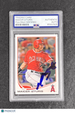 2013 Topps #313 Maicer Izturis Signed Card Auto PSA Slabbed Angels