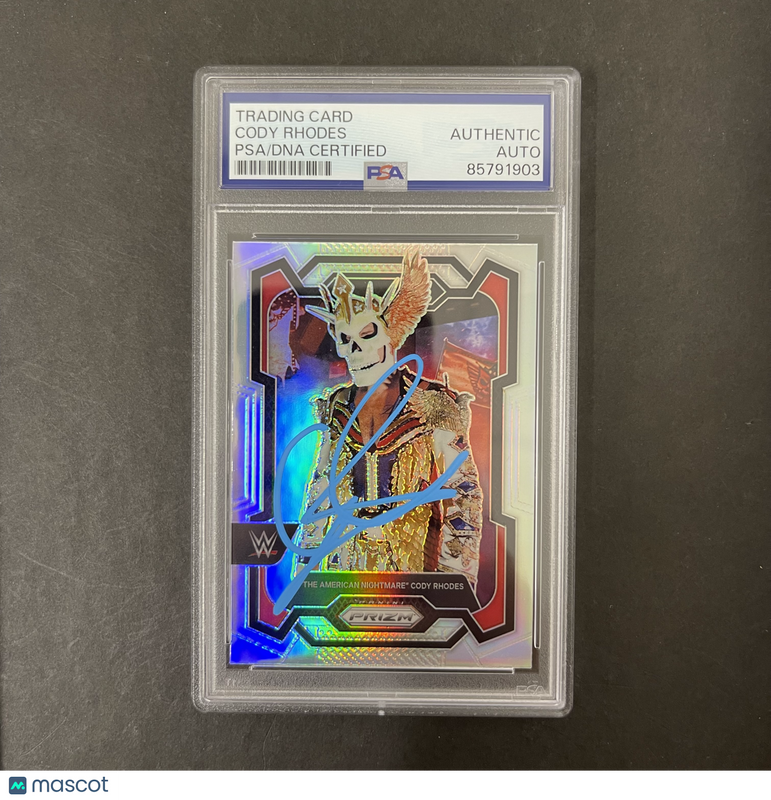 Cody Rhodes 2024 Panini Prizm#132 Signed Card PSA Autographed