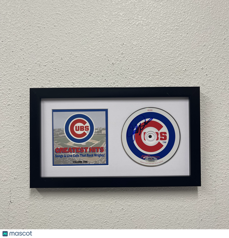 Jody Davis Signed Framed CD Album Cover PSA Cubs Greatest Hits