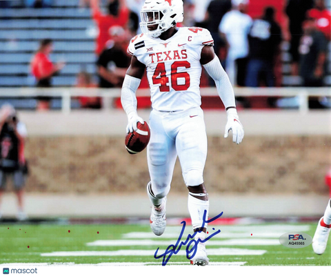 Joseph Ossai Signed Texas Longhorns Football 8x10 Photo PSA Autographed