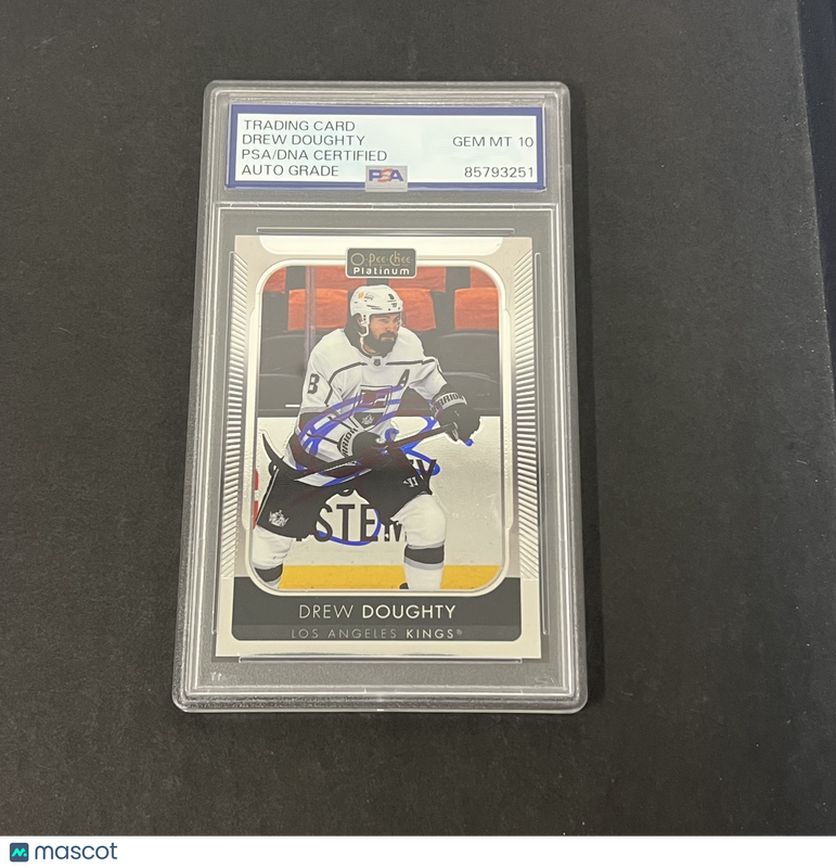 Drew Doughty 2021-22 U.D O-Pee-Chee Platinum Hockey#137 Signed Card PSA Auto 10