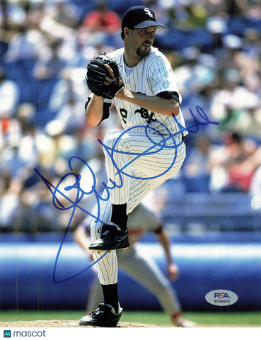 Jack McDowell Chicago White Sox Signed 8x10 Photo PSA