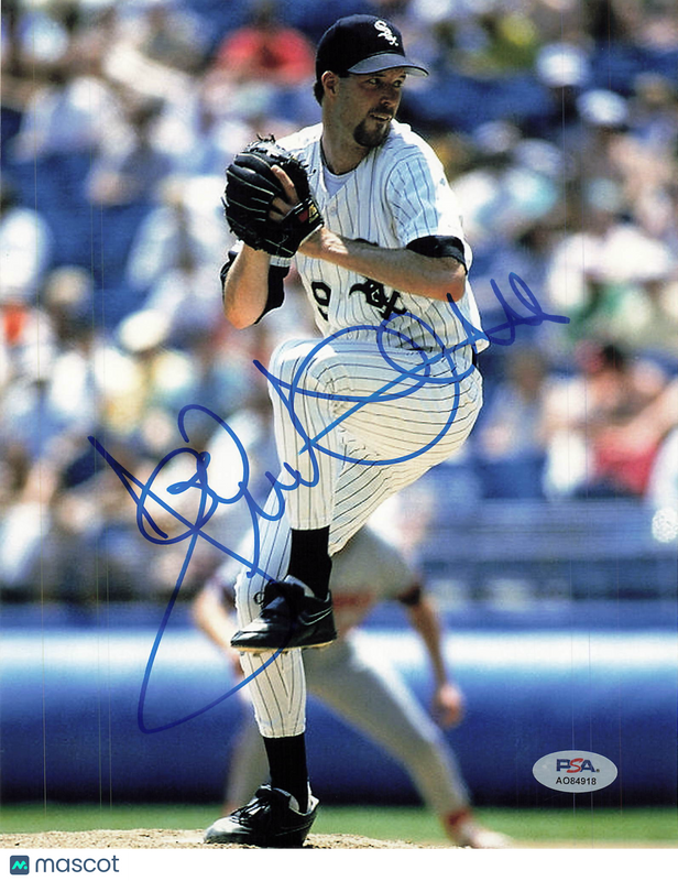 Jack McDowell Chicago White Sox Signed 8x10 Photo PSA