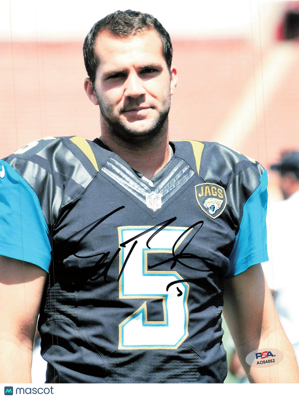 Blake Bortles Jacksonville Jaguars Signed Football Photo