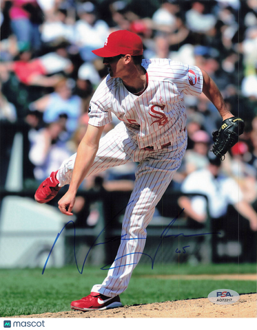Nate Jones Chicago White Sox Signed 8x10 Photo PSA