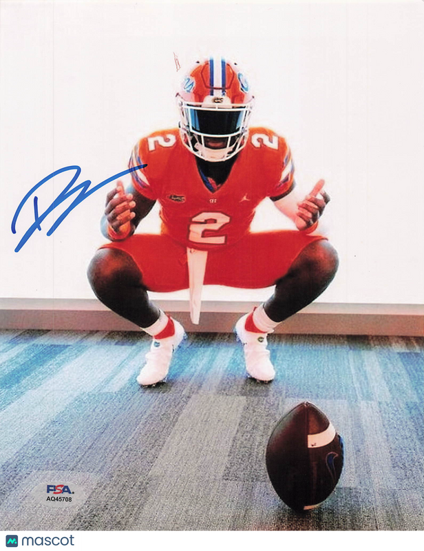 D.J. Lagway Signed Florida Gators Football 8x10 Photo PSA Autographed