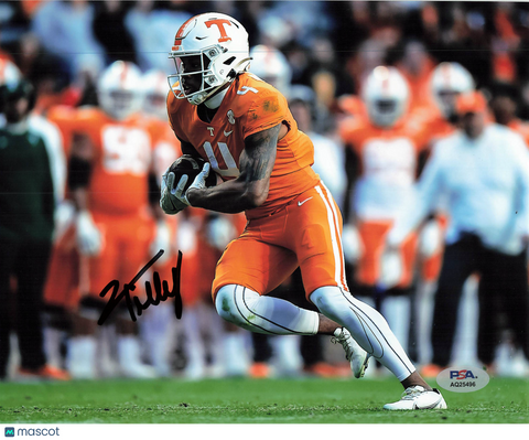 Cedric Tillman Signed Tennessee Volunteers Football 8x10 Photo PSA Autographed