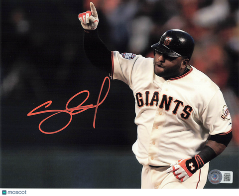 Pablo Sandoval San Francisco Giants Signed 8x10 Photo BAS