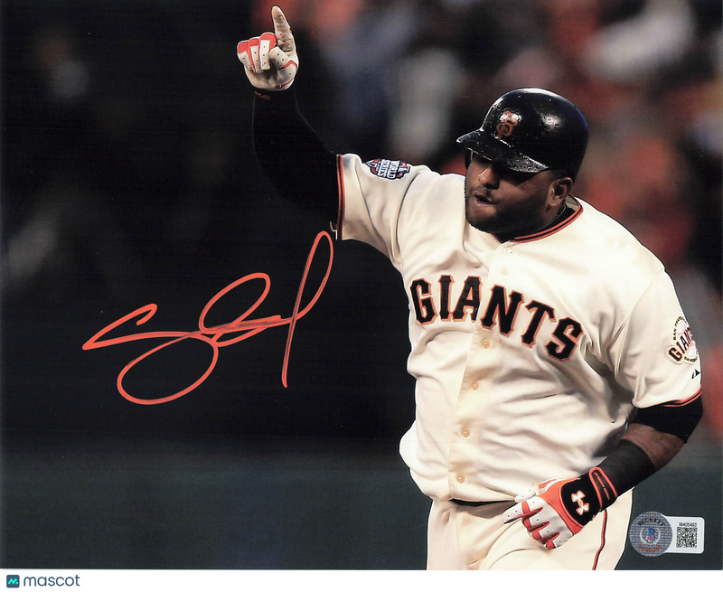 Pablo Sandoval San Francisco Giants Signed 8x10 Photo BAS