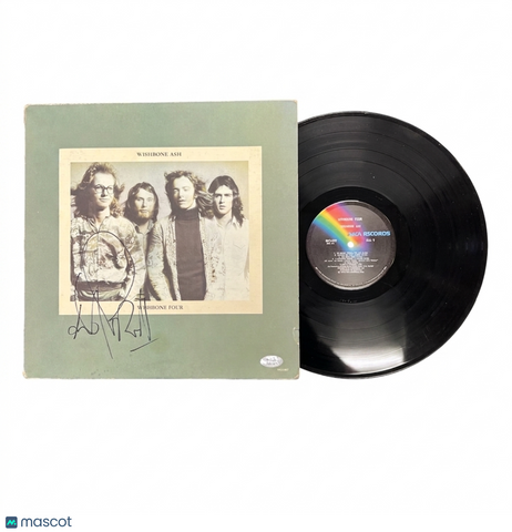 Andy Powell Signed Wishbone Four Vinyl PSA Album Autographed