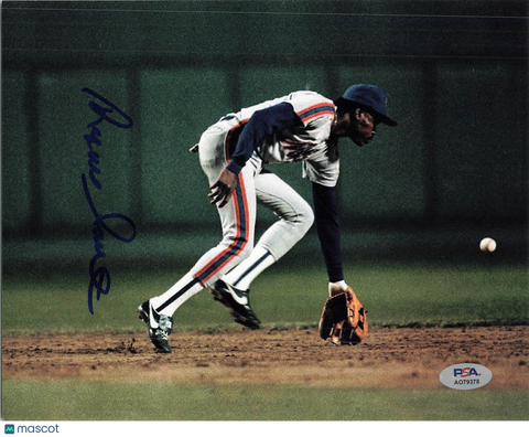 Rafael Santana New York Mets Signed 8x10 Photo PSA