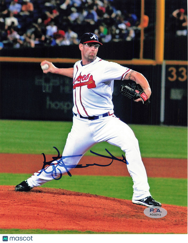 Kyle Farnsworth Atlanta Braves Signed 8x10 Photo PSA