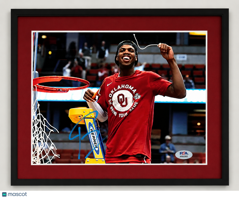 Buddy Hield Oklahoma Sooners Signed Basketball 8x10 Custom Framed Photo PSA