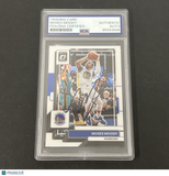 2022-23 Panini Donruss #88 Moses Moody Optic signed card PSA