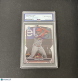 2023-24 Bowman University Chrome #BDC-48 Chase Davis signed card PSA