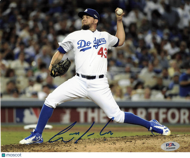 Luis Avilan Signed Photo PSA Los Angeles Dodgers