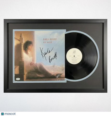 Karla Bonoff Signed New World Custom Framed Vinyl PSA Album Autographed