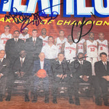 2004 Detroit Pistons Multi-Signed NBA Championship Cereal Box PSA