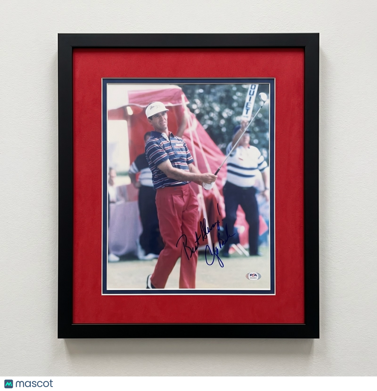 Chip Beck Signed Golf 11x14 Custom Framed Photo PSA Autographed