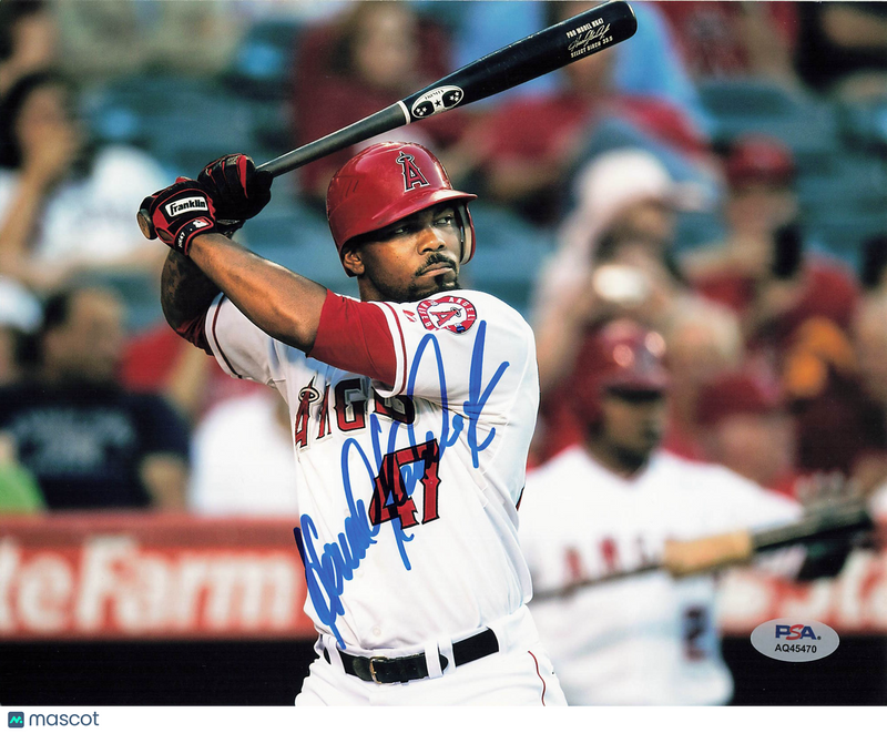 Howie Kendrick Los Angeles Angels Signed 8x10 Photo PSA