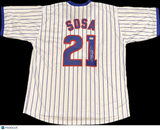 Sammy Sosa Signed Chicago Cubs Jersey BAS