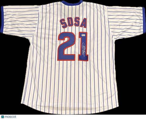 Sammy Sosa Signed Chicago Cubs Jersey BAS