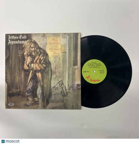 Martin Barre Signed Aqualung of Jethro Tull Vinyl Album PSA Autographed
