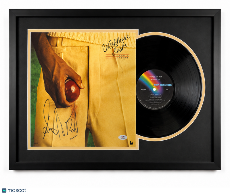 Laurie Wisefield Signed There's the Rub Customed Framed Vinyl PSA Album Auth