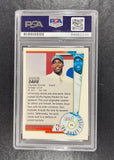 1999 Topps Draft Pick#116 Baron Davis  Signed Card Auto PSA Slabbed Hornets