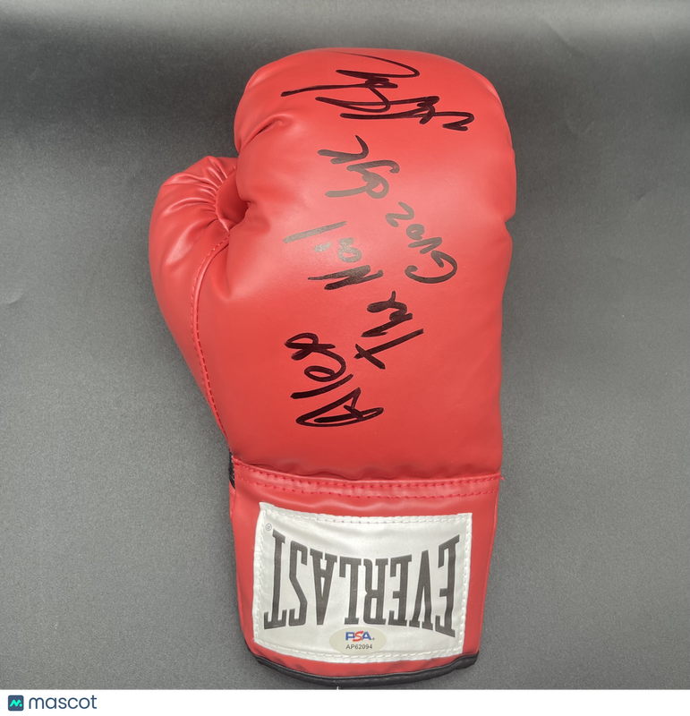 Oleksandr Gvozdyk "The Nail" Signed Boxing Glove PSA Autographed