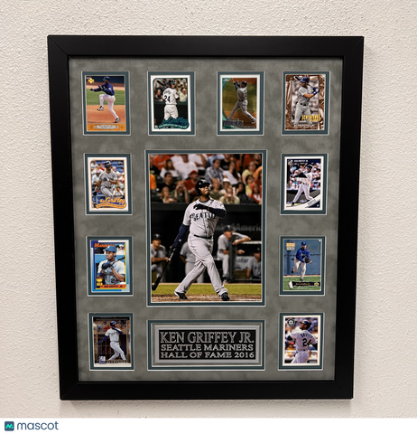 Ken Griffey Jr. 10-Card Custom Display Frame Seattle Mariners
