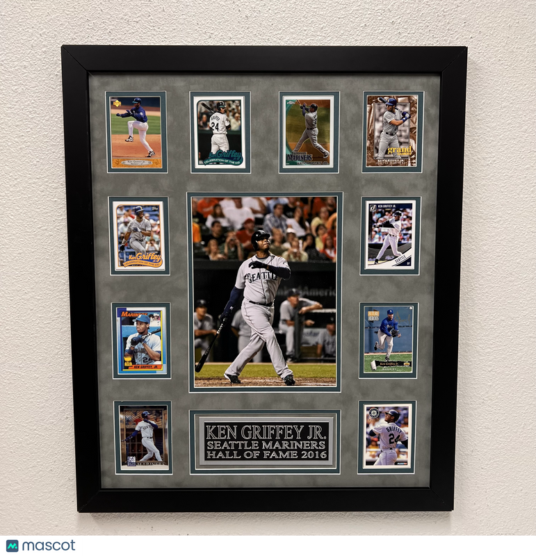 Ken Griffey Jr. 10-Card Custom Display Frame Seattle Mariners