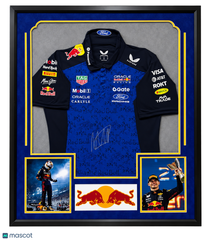 Max Verstappen Red Bull Racing Signed Formula 1 Racing Jersey PSA