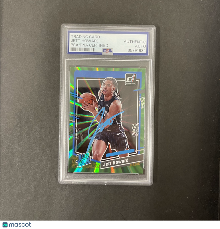 Jett Howard 2023-24 Panini Donruss#212 Signed Card PSA Autographed