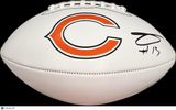 Zavion Thomas Chicago Bears Signed Football PSA Autographed
