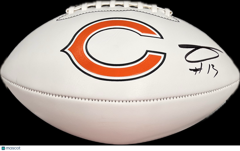 Zavion Thomas Chicago Bears Signed Football PSA Autographed