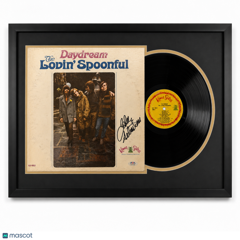 John Sebastian of The Lovin' Spoonful Signed Daydream Custom Framed Vinyl PSA