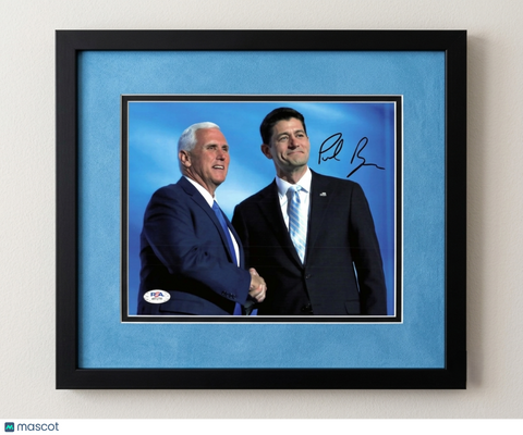 Paul Ryan Signed 8x10 Custom Framed Photo PSA Autographed