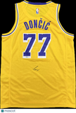 Luka Doncic Signed Jersey PSA Los Angeles Lakers Autographed