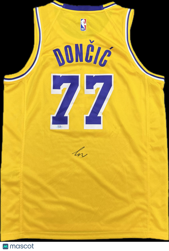 Luka Doncic Signed Jersey PSA Los Angeles Lakers Autographed