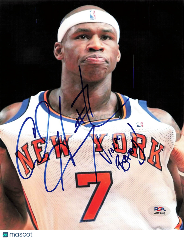 Al Harrington Signed 8x10 Photo PSA New York Knicks