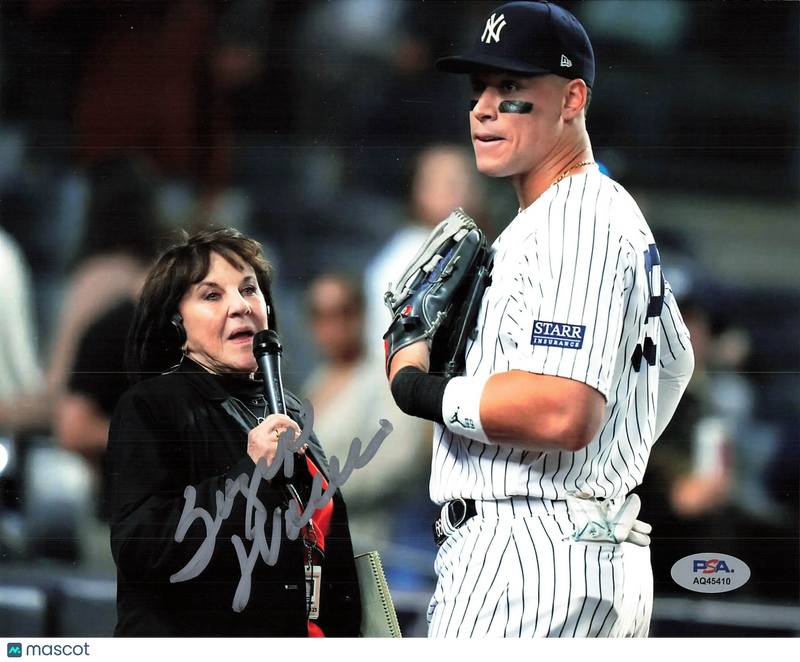 Suzyn Waldman New York Yankees Signed 8x10 Photo PSA