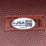 Mike Munchak Houston Oilers Signed Football JSA Autographed
