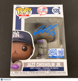 Jazz Chisholm Jr. Signed Baseball Funko Pop #128 JSA Autographed