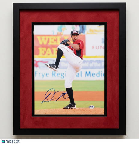 Dillon Tate Baltimore Orioles Signed 11x14 Custom Framed Photo PSA
